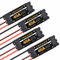 FEICHAO 40A Brushless ESC 2-4S Geschwindigkeitsregler mit 5V 3A BEC für Fixed Wing DIY RC Multi-Achsen Flugzeug Drohne Hubschrauber (4 Stück, kurzes Kabel)