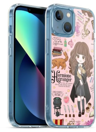 Head Case Designs Officially Licensed Harry Potter Hermione Model Deathly Hallows XXXVII Soft Gel Case Compatible with Apple iPhone 13 Mini
