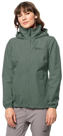Jack Wolfskin Damen Stormy Point 2l Jkt W, Hedge Green, S EU
