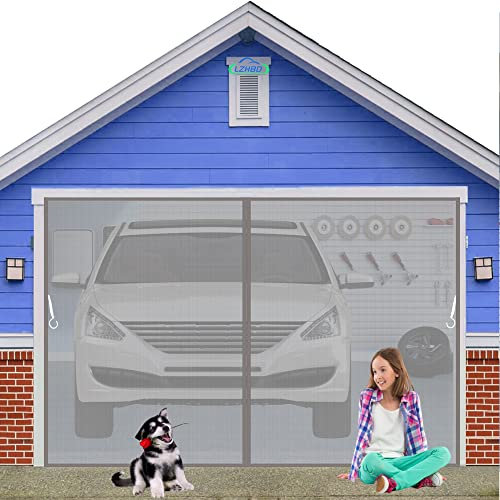 Cortina Mosquitera para Puertas, 100x270cm Cortina antiinsectos Fácil de ensamblar, Cierre Automático de Arriba a Abajo, Manos Libres, Gris, Versión Mejorada