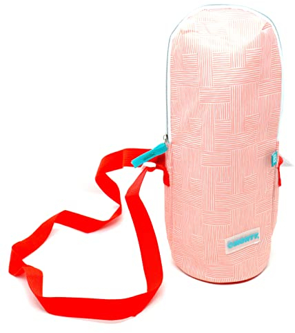 BUSHWACKA Rose pour femmes filles Hydroalgo 1,5 l Bouteilles Refroidisseur Flexible Portable pour Plage Camping Sac Thermique Camping Refroidisseur Camouflage Militaire Sac thermique