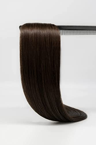 Ma Copine® Tape In Extensions COCOA #2 Braun Russisches Echthaar Virgin Remy Haarverlängerung 25g 60cm 24in Haarteile Haar Lang Invisible Tapes Invisible Unsichtbar Strähnen Natürlich