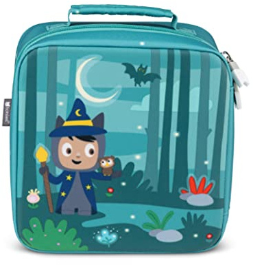 tonies Carry Case Max - Enchanted Forest, Robust Travel Case with Space for up to 14 tonies Audio Characters, Inner Mesh Pockets, Easy to Clean, Kid's Gifts