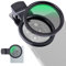 NEEWER 52mm CPL Filter for Phone, Clip On Circular Polarizing Lens Filter with Phone Clip, Storage Case & Cleaning Cloth, Compatible with iPhone Samsung Galaxy Android DSLR Camera, FL-26