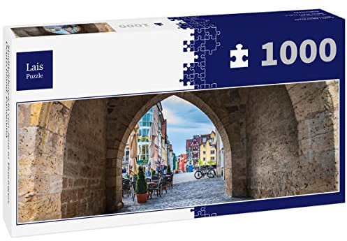 Lais Puzzle Stadtbildansicht von JENA in Thüringen, Deutschland, Panorama 1000 Teile Panorama