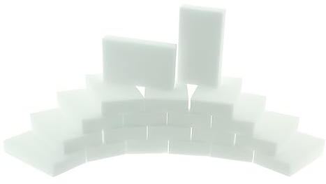 20 Stück Melamin Schwamm Schmutzradierer 10 cm x 6 cm x 2 cm