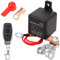 Interrupteur de Déconnexion de Batterie 12V 200A Coupe Batterie 12v Voiture avec Télécommande Sans Fil Coupe Circuit Batterie 12v Voiture pour Bateau (1Pcs)