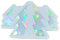 Moule à éclairs scintillants holographiques pour boucles d'oreilles, pendentifs en résine de silicone, moules d'ornement en silicone, décoration de la maison
