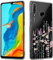 Kaywzo Hülle für Huawei P30 Lite,Transparent TPU Handyhülle mit Gemälde Blume Muster,Ultradünn Stoßfester Schutzhülle,Schön Silikon Cover Case-3