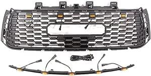 Auto Front Stoßstange Kühlergrills für TOYOTA TUNDRA GRILLE TRD 2006-2013, Lüftungsgitter Kratzfest Rost- Und Wasserbeständig, Hitzebeständig Verschleißfest