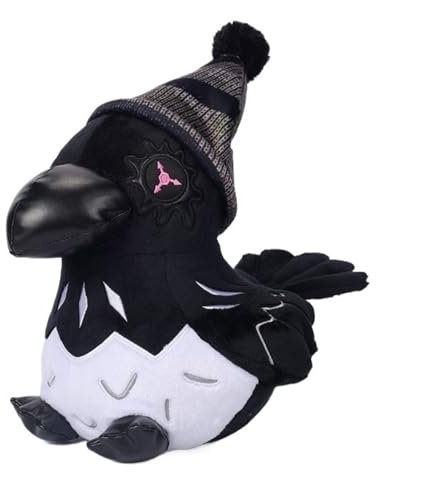 KUKUShining Murder Plüsch, Cartoon Kuscheltier Drones Weiche Murder Uzi Doorman Puppe Spielzeug for Fans Kinder Erwachsene Geschenke Geburtstag(Crow)