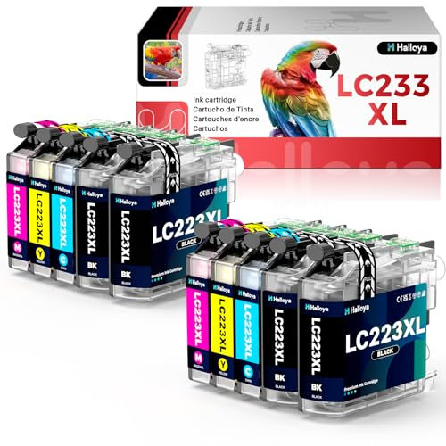 Halloya LC223 Kompatibel für Brother LC 223XL für Brother MFC-J5320DW MFC-J4420DW DCP-J562DW MFC-J480DW MFC-J880DW DCP-J4120DW MFC-J4625DW MFC-J4620DW MFC-J5720DW J5620DW J5625DW (10 Pack)
