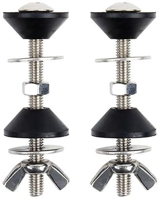 SIGANDG Toilet Cistern Bolts 2 Pcs Toilet Tank Bolts toilet tank screws Cistern to WC Pan Bolt Through Kit for Connecting the Toilet Cistern to Pan