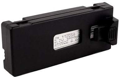 TURBO CHALLENGE - Batterie Li-ION pour Drone 3,7 V - 1800mAh - Compatible Drone R/C Turbo Challenge - 400398 - Dispositif Volant - Noir