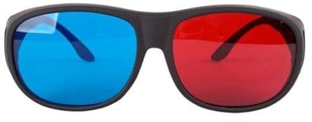 BEAHING Red-Blue 3D Glasses Cyan Anaglyph Simple Style 3D Glasses Stereo Movie Game-Extra Upgrade Style for Men Women 3D Movie Game-Extra Glasses