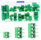 Tkxjry 50 Set Terminali A Vite PCB, Connettore PCB Collegabile, Mount Morsettiera Connettore, Morsetti A Morsetto Montati Connettore, 5mm Distanza 2 Pin 3 Pin 4 Pin PCB Mount Morsettiera Connettore