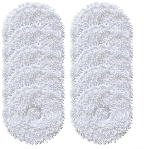 Lot de 10 serpillères de rechange pour aspirateur Eureka J12 pour robot Ultra, accessoires de nettoyage efficaces, matériau en microfibre robuste, installation rapide