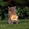 New Solar Powered Charming And Stylish Black Finish Highland Cow With Crackle Ball Solar Light Garden Ornament Ideal For Gardens, Pathways, Patios, And Driveways Any Outdoor Decor -G14