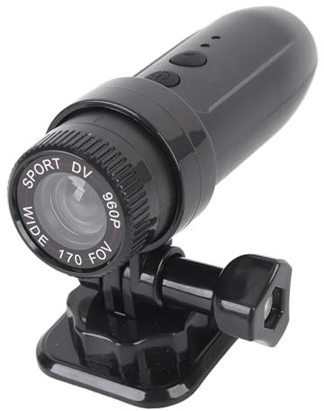 LICAEVEY Mini Sport DV Camcorder, Resolución de 1280 X 960, Cámara de Acción con 170 ° Gran Angular, IP67 Impermeabilización de Videocámara Portátil para la Cámara Portátil para la
