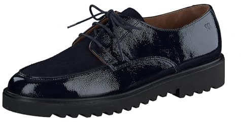 Paul Green Damen, Frauen Sneaker,lace-up Shoes,schnürschuhe,schnürer,Halbschuhe,Freizeitschuhe,Schnuerschuhe,Schnuerer,Blau (Ocean),40.5 EU / 7 UK