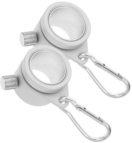 Luxshiny 2 Pièces Boucle pour mât de Drapeau Pince pour mât de Drapeau Support de Poteau de Drapeau Anneau Rotatif pour mât de Drapeau Anneaux de Montage Attaches Acier Inoxydable