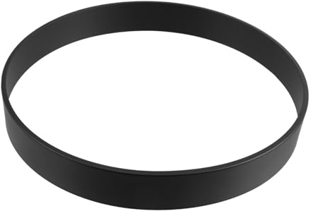 ULTECHNOVO Wanduhr Metallrahmen 30,8 cm Schwarz Rund Ersatz für Quarzuhren | 30,8 cm Ersatzrahmen für Quarzuhren. Glänzendes Metall-Design zur schnellen Reparatur. Ideal für Wohnzimmer & Büro