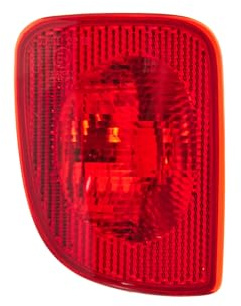 EDA PREMIUM auto Stoßstange, Nebelscheinwerfer, Lampe Links Rot 8200419906 passend für RENAULT KANGOO 2008- hinten, ohne Glühlampen