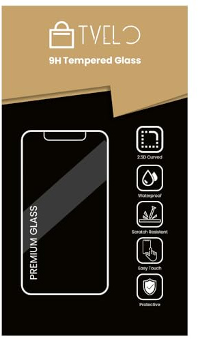 TVELO 2-Pack [Full Coverage] Screen Protector for iPhone Tempered Glass Film [Full Coverage][Impact-Resistant][Anti-Shatter] (iPhone 11 / XR)