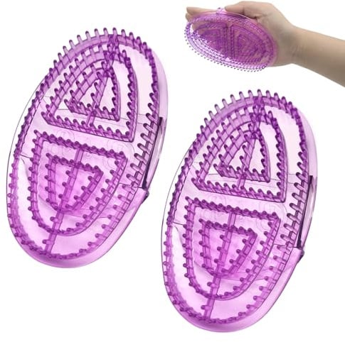 2 Cepillos de Masaje Corporal Profesional,Cepillo de masaje