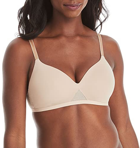 Hanes Women's Padded Bra, Nude, M