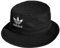 adidas Originals Unisex Washed Bucket Hat, Damen Unisex-Erwachsene, Mütze, Originals Washed Bucket Hat, schwarz/weiß, Einheitsgröße