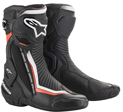 Alpinestars SMX Plus v2 Stivali moto (Black/White/Red,39)