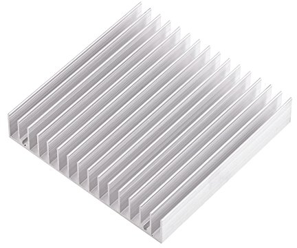 100 × 100 × 18 MM 1 Unidades de Aluminio Disipador de Calor Buena Conductividad Térmica Disipador de Calor Aleta