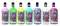 Patapalo Peligrosso Cremas con Tequila - CAJA COMBINADA 6 SABORES FRESA-NUBE-PLATANO-CHOCO BLANCO-MANGO-MORA- Botella 1L