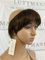 LUTTMANN® SECRET HAIR COLLECTION - Model: SHORT STYLE - Haarteil bei Chemotherapie tragbar unter der Mütze statt Perücke (medium-brown)