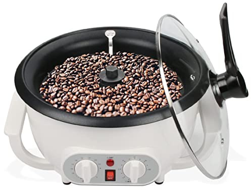 Upgrade Coffee Roaster Machine for Home Use, 110V Household Electric Coffee Bean Roaster with Timer 1200W Roasting Machine Peanut Bean Home Coffee Roaster