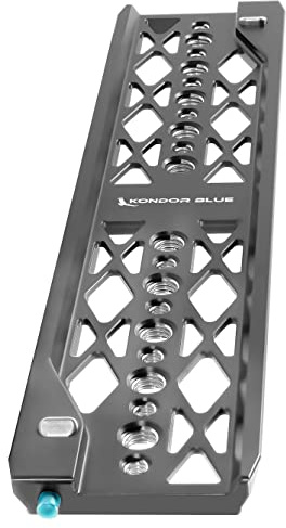 KONDOR BLUE 12'' ARRI Dovetail Plate, Space Gray