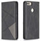 Posanter Cover per Huawei P Smart/Enjoy 7S, Flip Custodia Portafoglio Caso Libro Pelle PU e TPU Silicone Antiurto, Ultra Sottile con Chiusura Magnetica e Tasca per Carte Flip Wallet Caso (Nero)