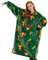 THREE POODLE Decken Hoodie, Oversize Hoodie Decken Pullover Kuschelpullover für Damen Herren Kinder, Warm und Weiches Futter, Übergroßer Hoodie Sherpa-Decke, Verschiedene Muster Verfügbar