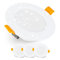 EMOS Exclusive Einbaustrahler LED Spots 230V, 5W, 500lm, 4000K neutralweiß | Set 3x Downlight LED Spots Badezimmer etc., wasserdicht IP54 | LED Einbaustrahler 230V, rund Ø 95mm, ultra flach, weiß
