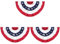 Abaodam 3st Fanflagge Zum Unabhängigkeitstag Unabhängigkeitstag-Banner Usa Plissierte Fanflagge Veteranentag Hängende Dekoration Wahltag Flagge Dekorative Flagge Polyestertuch Falten