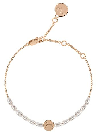 RADLEY Ladies 18ct Rose Gold Plated Pearl Bracelet RYJ3210S