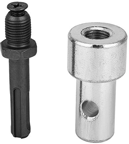 Tariere Pour Perceuse,Adaptateur Tariere,Tariere Electrique,Pièces Tige Aléseuse Tonnelle Perceuse Électrique Adaptateur Pour Perceuse Électrique À Terre Tarière Connecteur Tonnelle Tige Ronde 2 Fosse