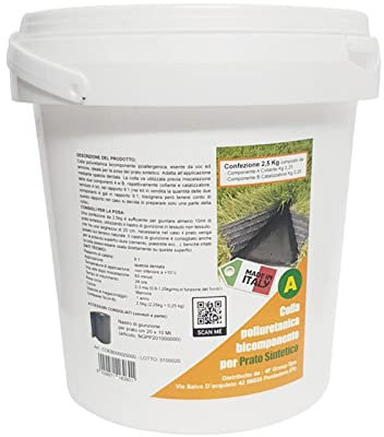 Decorspace Collante per erbetta sintetica Express mastice bicomponente 2,5 Kg