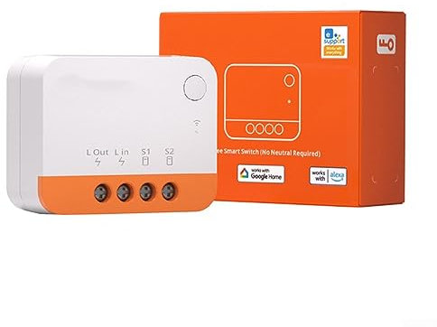 Modulo interruttore intelligente, per SSmart Switch ZBMINI-L2 Modulo relè bidirezionale APP Controllo vocale Interruttore di controllo vocale remoto mobile