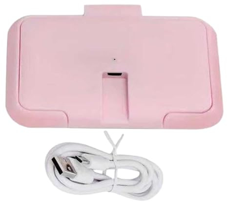 Portable Wipe Heater Wipe Heaters Portable Wipes Dispensers | Multifunctional USB Charging Wet Wipes Dispenser Large Capacity Napkin Heating Box for Travel Car