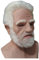 Alte Mannmaske für Halloween realistische Gesichtsmaske Latex atmungsaktives Falten Gesicht weiße Haare und Bart alter Mann Halloween Maske für Halloween -Requisiten Cosplay -Party -Masken Masken