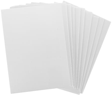 SEWACC 10Er Set Schaumstoffplatten 11.69X8.27X0.16 in Diy-Schaumstoffplatten Zum Basteln Schaumstoff Druckplatten Für Modellbau Malen Graffiti Und Präsentationen
