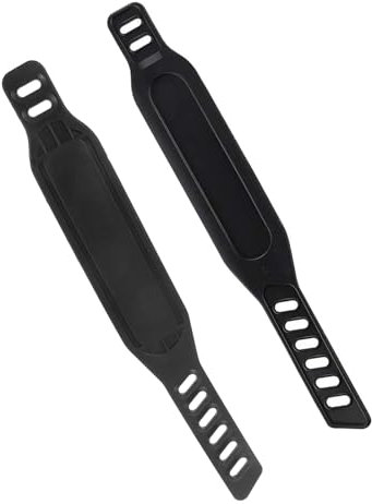 2 Stück Universal Pedalriemen, Pedalriemen für Heimtrainer, Pedalriemen Fahrrad, Langer Pedalgurt, Verstellbar, Pedalriemen für Stationäre Fahrräder, für die Meisten Heimtrainer