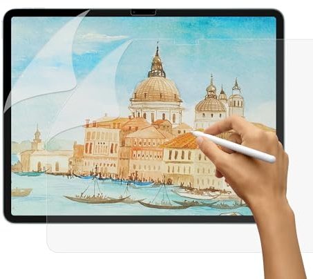 SUEEWE [2 Piezas] Protector Pantalla Mate para iPad Air 13 (2025 M3/2024 M2), Antirreflejo PET Protector Pelicula de Feel Like Efecto Papel para Dibujar y Escribir